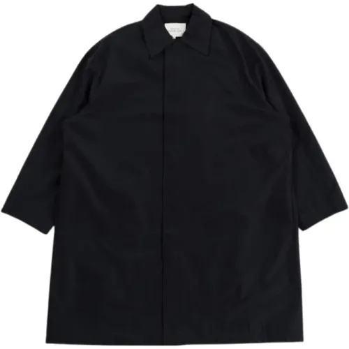 Drive car coat dark navy , female, Sizes: M - Studio Nicholson - Modalova