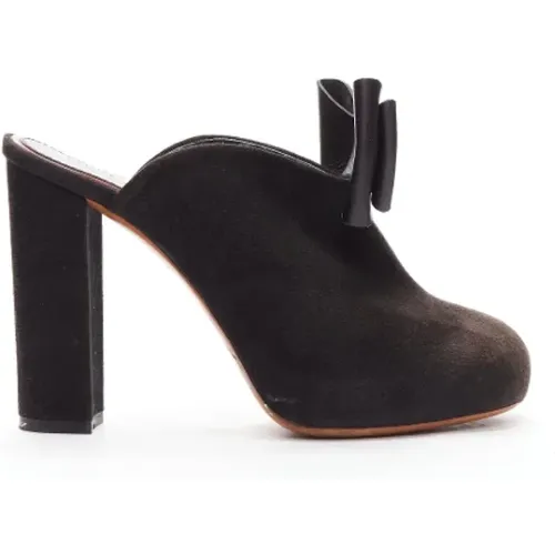 Pre-owned Suede heels , female, Sizes: 3 1/2 UK - Celine Vintage - Modalova