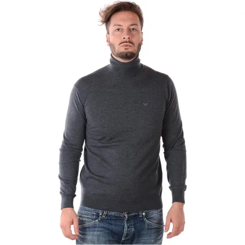 Gemütlicher Strickpullover , Herren, Größe: 2XL - Emporio Armani - Modalova