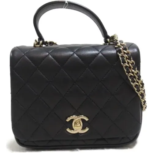 Pre-owned Leather chanel-bags , female, Sizes: ONE SIZE - Chanel Vintage - Modalova