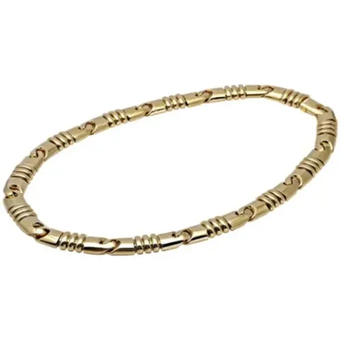 Pre-owned Gold necklaces , female, Sizes: ONE SIZE - Bvlgari Vintage - Modalova