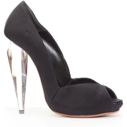 Pre-owned Satin heels , Damen, Größe: 37 EU - Alexander McQueen Pre-owned - Modalova