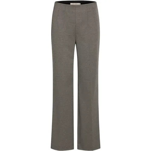 Elegant Wide Leg Trousers Bitter Chocolate , female, Sizes: 2XL - RUE de Femme - Modalova