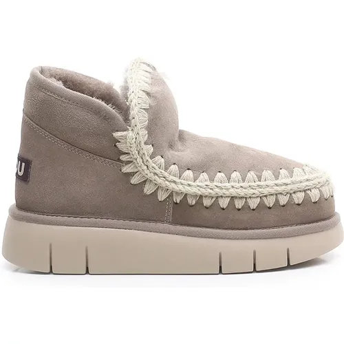 Grey Eskimo Bounce Sneaker Boots , female, Sizes: 7 UK, 5 UK, 6 UK, 4 UK, 8 UK, 3 UK - Mou - Modalova