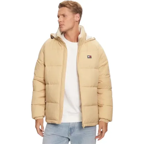 Hooded Puffer Coat , male, Sizes: M - Tommy Hilfiger - Modalova