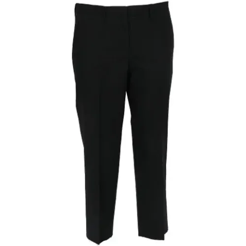 Pre-owned Wool bottoms , female, Sizes: 2XL - Miu Miu Pre-owned - Modalova