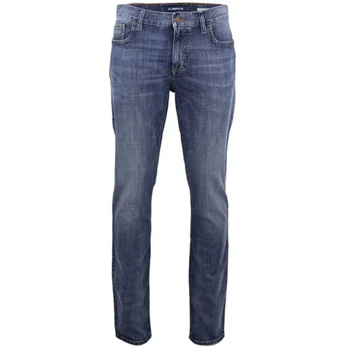 Straight Leg Denim Jeans ALBERTO - Alberto - Modalova