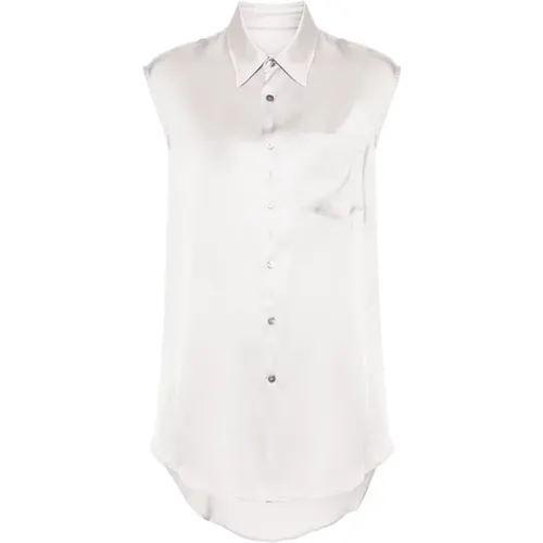 Shirts Grey , female, Sizes: S, XS - MM6 Maison Margiela - Modalova
