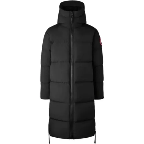 Long Lawrence Nylon Down Jacket , male, Sizes: L - Canada Goose - Modalova