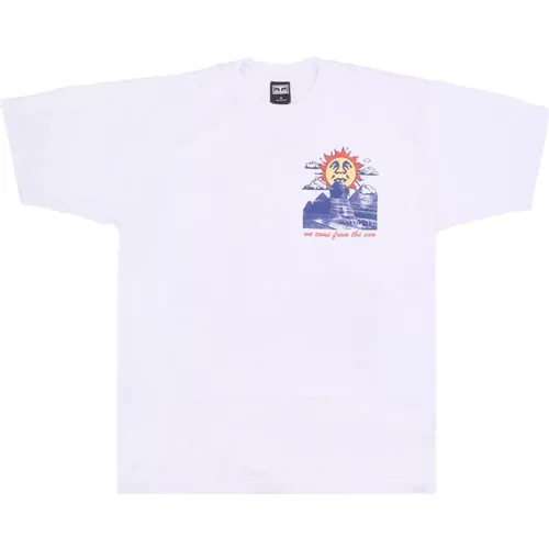 Sun Heavyweight Tee T-Shirt , male, Sizes: XL - Obey - Modalova