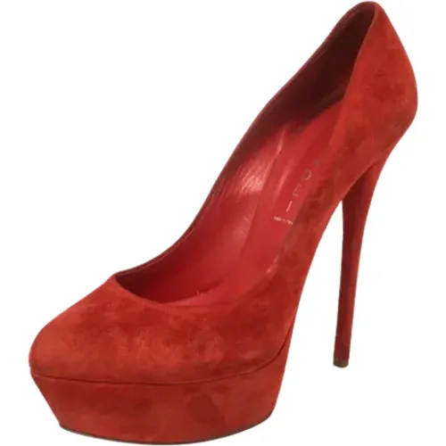 Pre-owned Wildleder heels , Damen, Größe: 40 EU - Casadei Pre-owned - Modalova