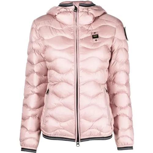 Piumino Daunenjacke - Stilvoll und Funktional , Damen, Größe: XS - Blauer - Modalova