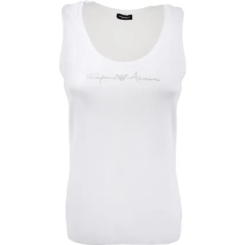 Men Cotton T-Shirt , female, Sizes: L, M - Emporio Armani - Modalova