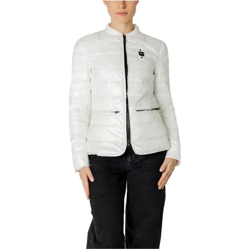 Stylish Feather Jacket for Women , female, Sizes: S, XL, M, L - Blauer - Modalova