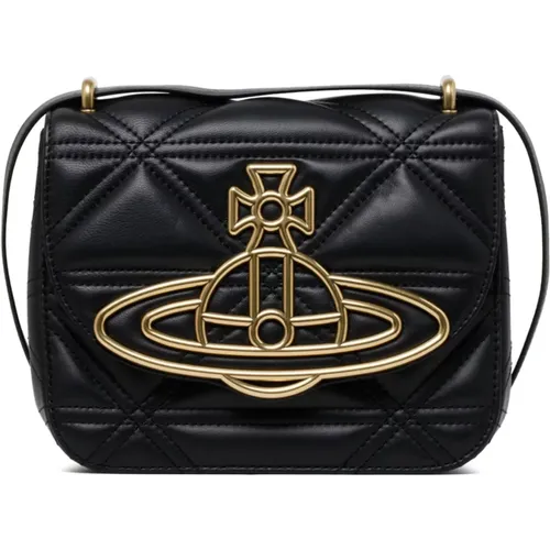 Crossbody Bag with Orb Detail , female, Sizes: ONE SIZE - Vivienne Westwood - Modalova