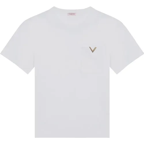 Kurzarm Rundhals T-Shirt - Valentino Garavani - Modalova