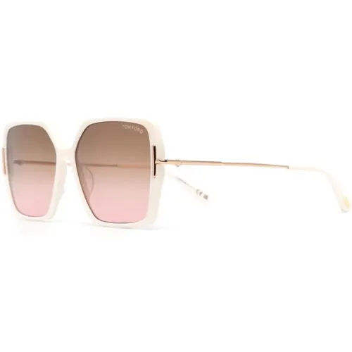 Braun/Havana Sonnenbrille,Stylische Sonnenbrille Ft1039 - Tom Ford - Modalova