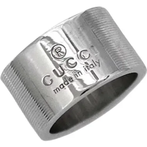 Pre-owned Silver rings , female, Sizes: ONE SIZE - Gucci Vintage - Modalova