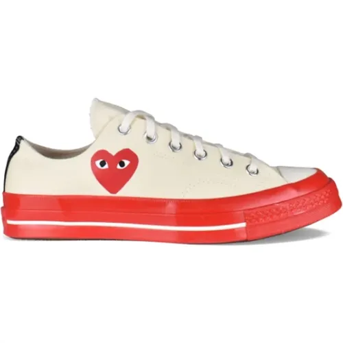 Rote Herz Chuck Taylor Sneakers , Damen, Größe: 38 EU - Comme des Garçons - Modalova