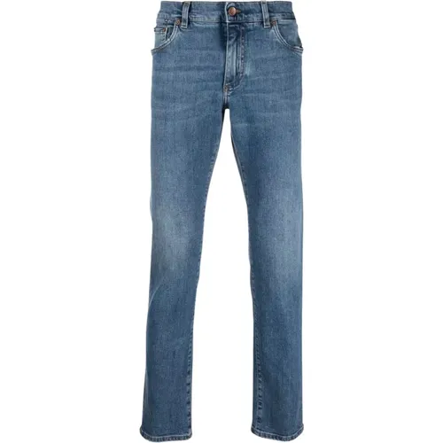 Blaue Straight Leg Jeans Variant Abbinata - Dolce & Gabbana - Modalova