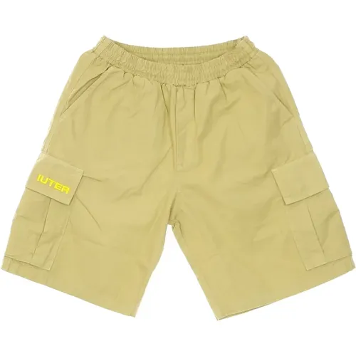 Cargo Shorts Baumwolle Elastischer Bund - IUTER - Modalova