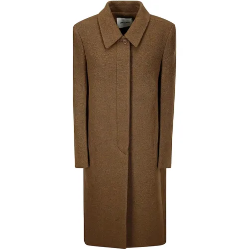 Fluffy Wool Mac Coat LOW CLASSIC - LOW CLASSIC - Modalova