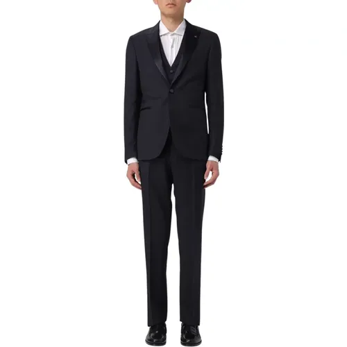 Single Breasted Suits , male, Sizes: 2XL, M, 3XL, XL, S, L - Tagliatore - Modalova