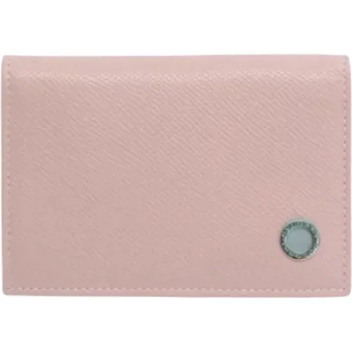 Pre-owned Leather wallets , female, Sizes: ONE SIZE - Bvlgari Vintage - Modalova