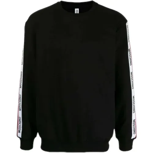 Cotton Sweatshirt with Long Sleeves , male, Sizes: L - Moschino - Modalova