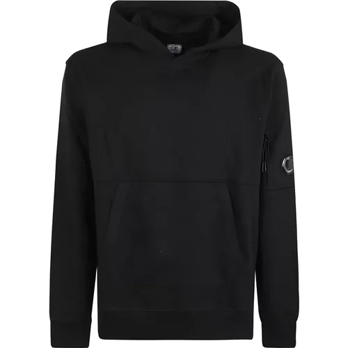 Cotton Sweatshirt with Hood , male, Sizes: L, XL - C.P. Company - Modalova