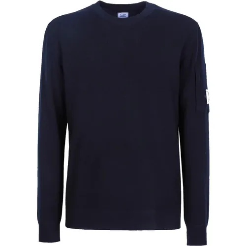 Gerippter Merinowollpullover , Herren, Größe: XL - C.P. Company - Modalova