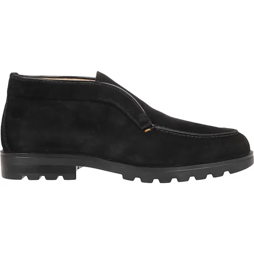 Stilvolle Slip-On Loafers , Herren, Größe: 39 EU - Santoni - Modalova