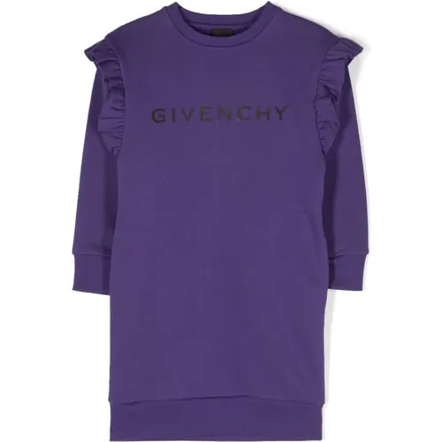 Mädchen Logo Print Kleid Givenchy - Givenchy - Modalova