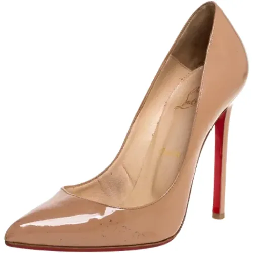 Pre-owned Leather heels , female, Sizes: 5 1/2 UK - Christian Louboutin Pre-owned - Modalova