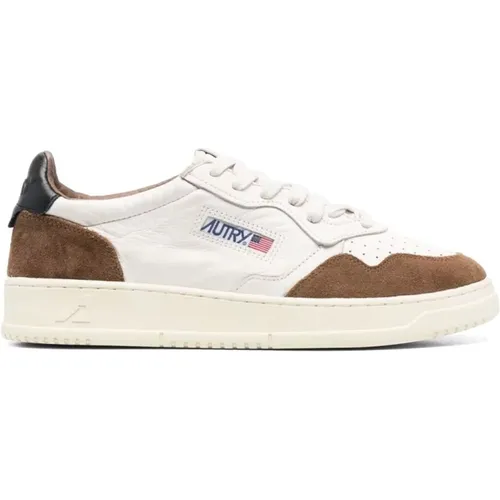 Medalist Low Leather Suede Sneakers , male, Sizes: 6 UK, 8 UK - Autry - Modalova