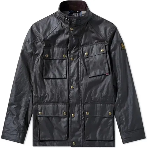 Fieldmaster Jacket in Waxed Cotton , male, Sizes: XL - Belstaff - Modalova