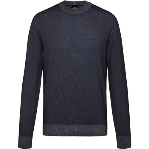 Basic Sweater , male, Sizes: L - Hugo Boss - Modalova
