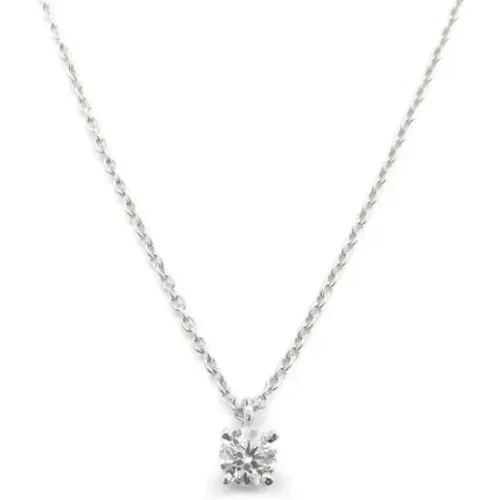 Pre-owned Platinum necklaces , female, Sizes: ONE SIZE - Tiffany & Co. Pre-owned - Modalova