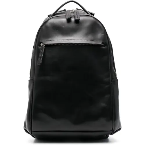 Leder Rucksack Quentin/012 - Officine Creative - Modalova