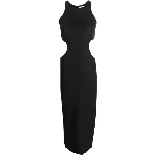 Stretch Cady Dress with Cut Out and Back Slit , female, Sizes: S, XS - Chiara Ferragni Collection - Modalova