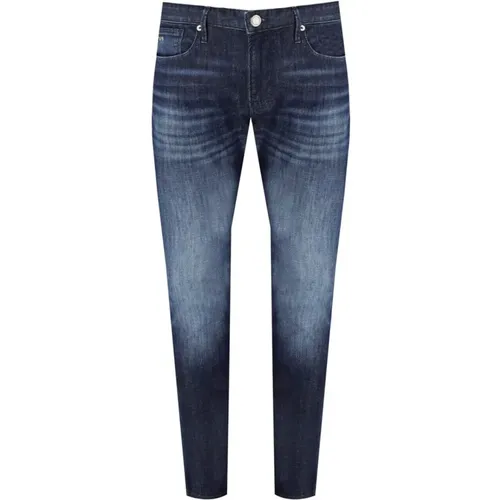 Klassische Denim Jeans für den Alltag , Herren, Größe: W34 - Emporio Armani - Modalova