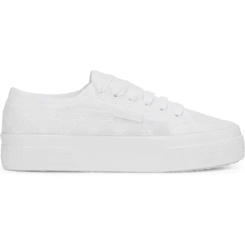 Weiße Sneakers Modell 2740 , Damen, Größe: 38 EU - Superga - Modalova