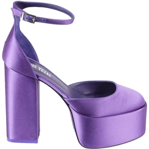 Platform Sandal , female, Sizes: 7 UK, 6 UK, 3 1/2 UK, 4 1/2 UK - Paris Texas - Modalova