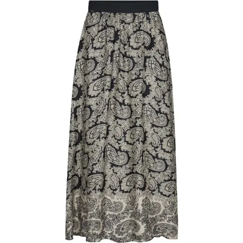 Vintage Paisley Print Skirt , female, Sizes: L, M, S, XS - MOS MOSH - Modalova