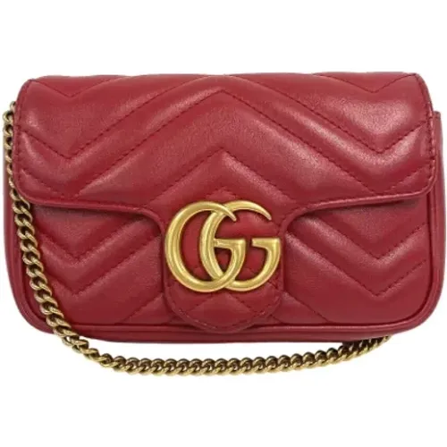 Pre-owned Leather gucci-bags , female, Sizes: ONE SIZE - Gucci Vintage - Modalova