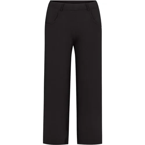 Loose Crop Trousers EcoVero Quality , female, Sizes: 5XL, 2XL, 3XL, L, 6XL, S, 4XL, XS, XL - LauRie - Modalova