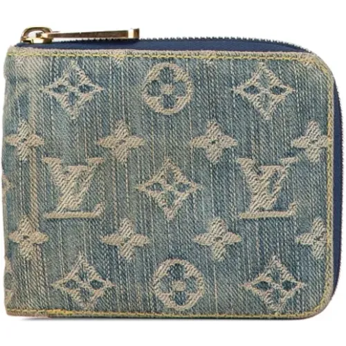 Pre-owned Denim wallets , female, Sizes: ONE SIZE - Louis Vuitton Vintage - Modalova