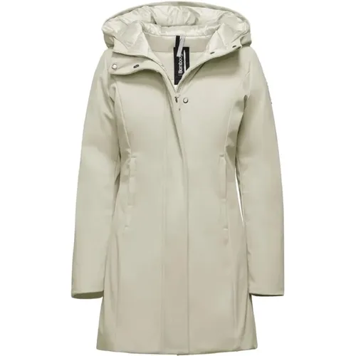 Graue Winter Parka Jacke , Damen, Größe: XS - BomBoogie - Modalova