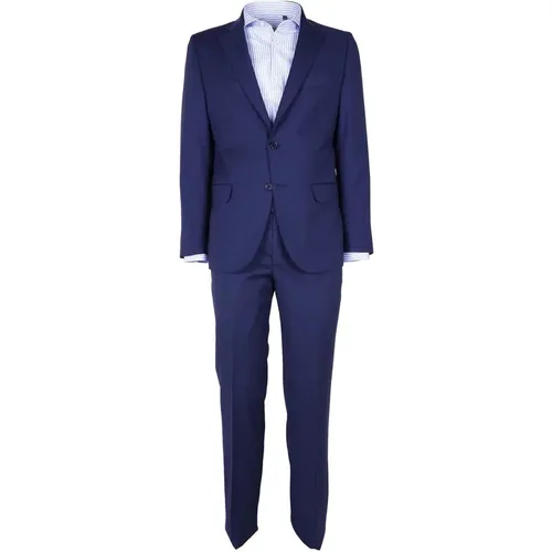 Wool Virgin Suit Drop 7 , male, Sizes: 2XL - Made in Italia - Modalova