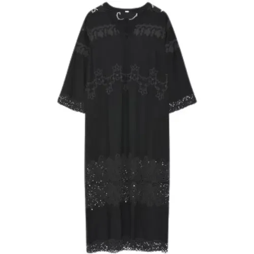 Anika Embroidery Dress Viscose , female, Sizes: 2XS - Gustav - Modalova